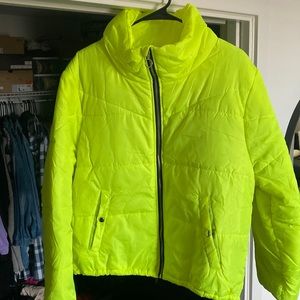 Neon Puffer Jacket